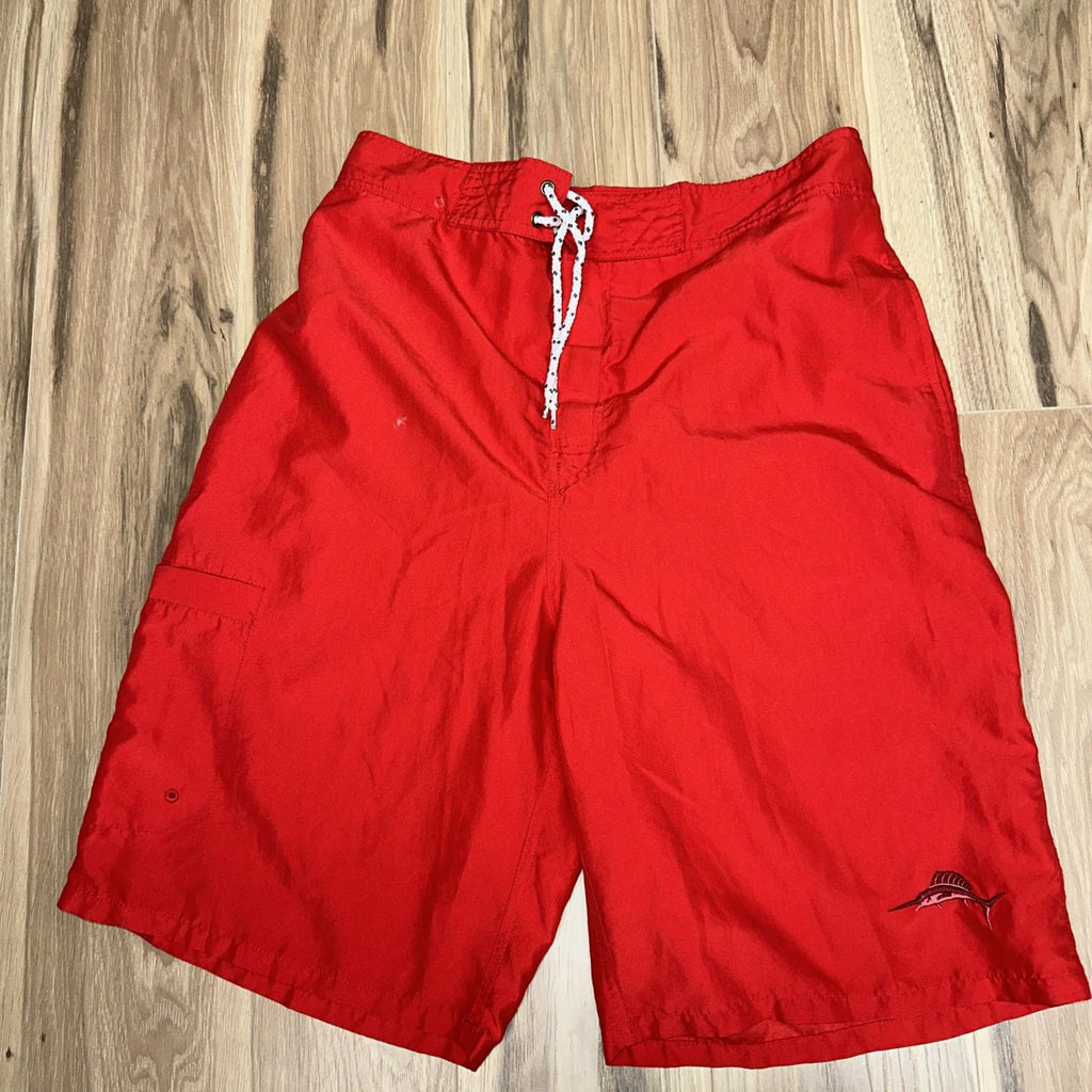 Joe Marlin Red Board Shorts With Mesh Lining Size Large