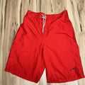 Joe Marlin Red Board Shorts With Mesh Lining Size Large