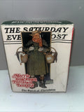 Vtg Saturday Evening Post Coffee Mug Tea 1986 Christmas