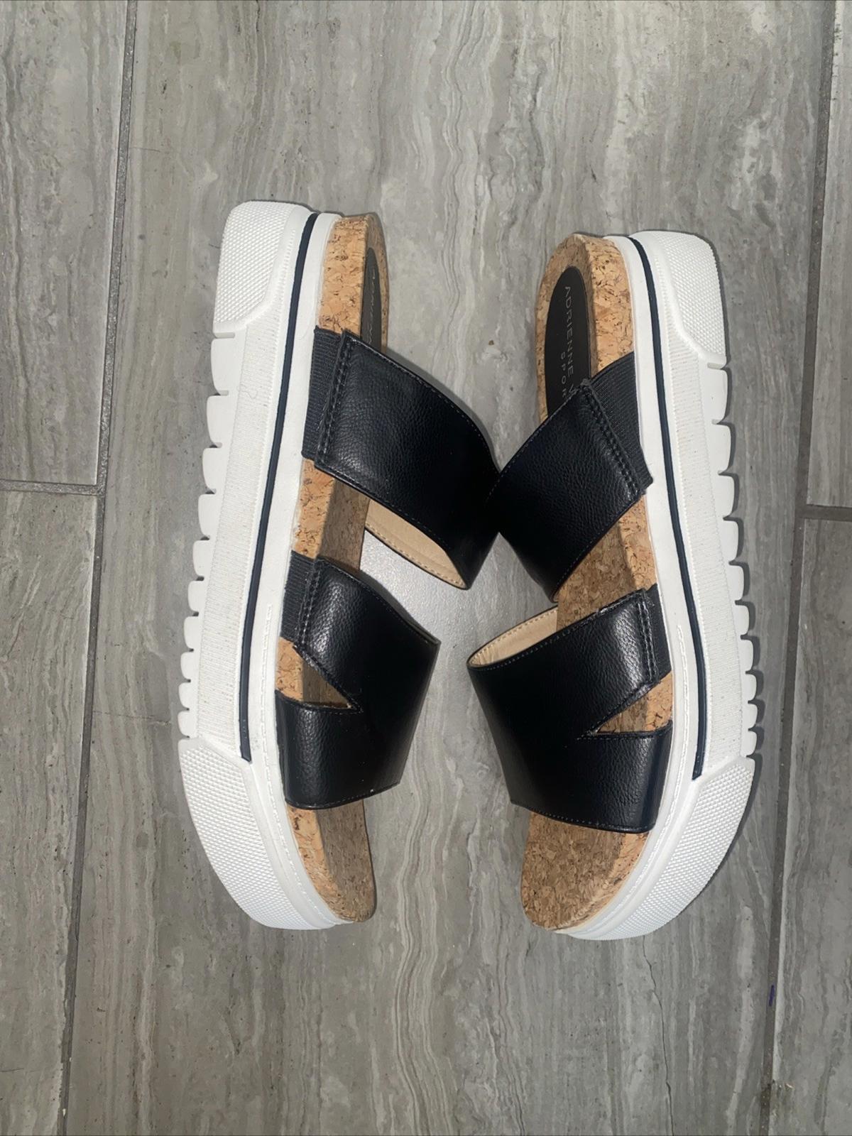 New Adrienne Vittadini Sport Av-Dean Women 10M Black/Cork