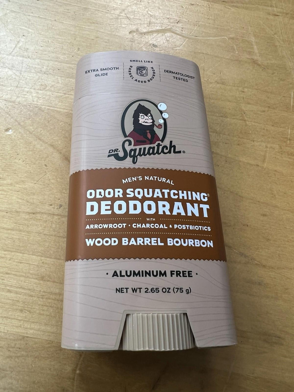 Dr. Squatch Wood Barrel Bourbon Deodorant 2.65 oz