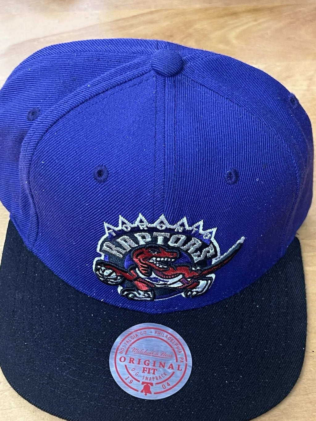 Toronto Raptors Mitchell Ness Purple Team Ground Snapback