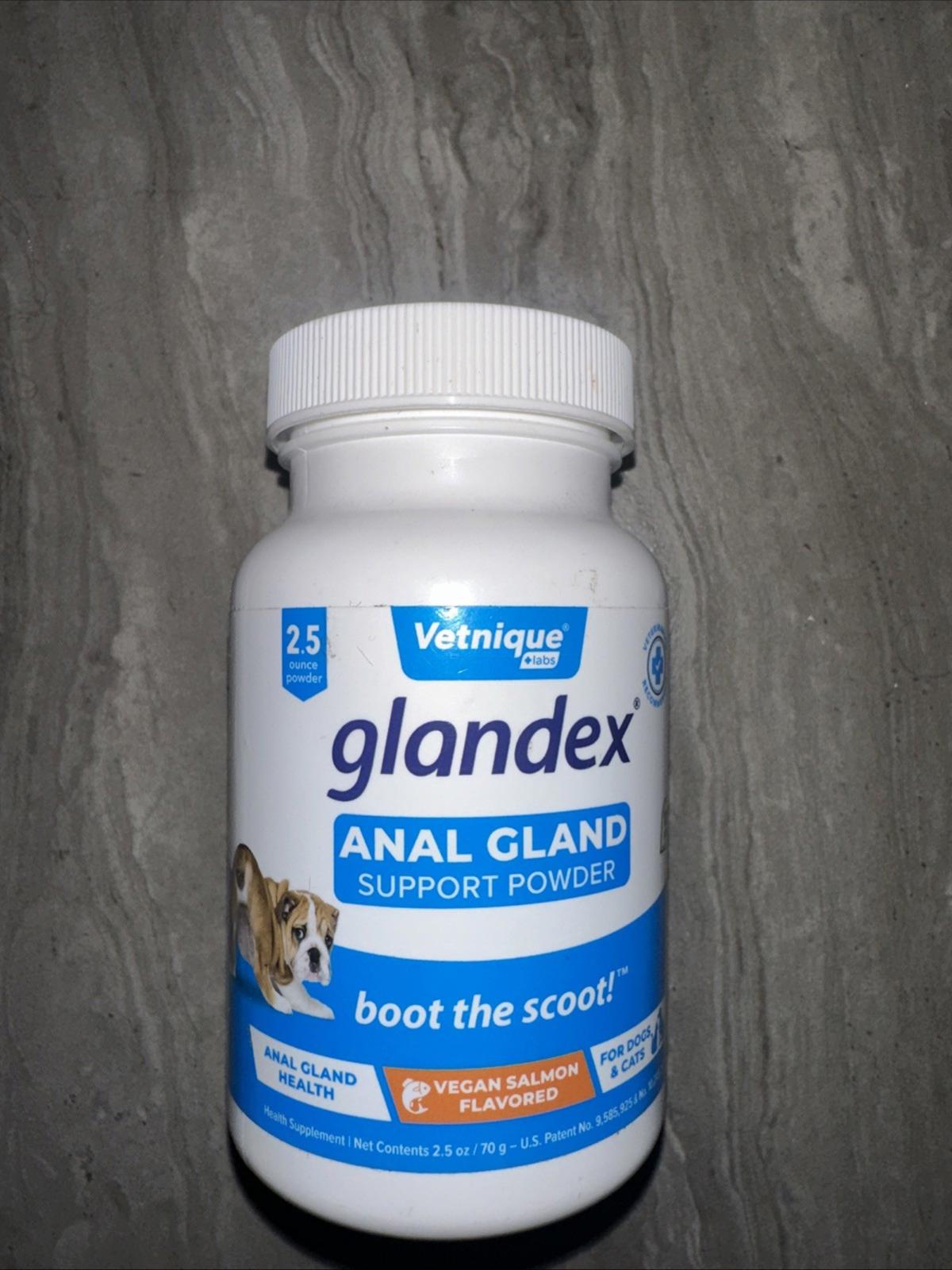 Glandex Anal Gland Support Fiber Supplement Dogs Cats 2.5 oz