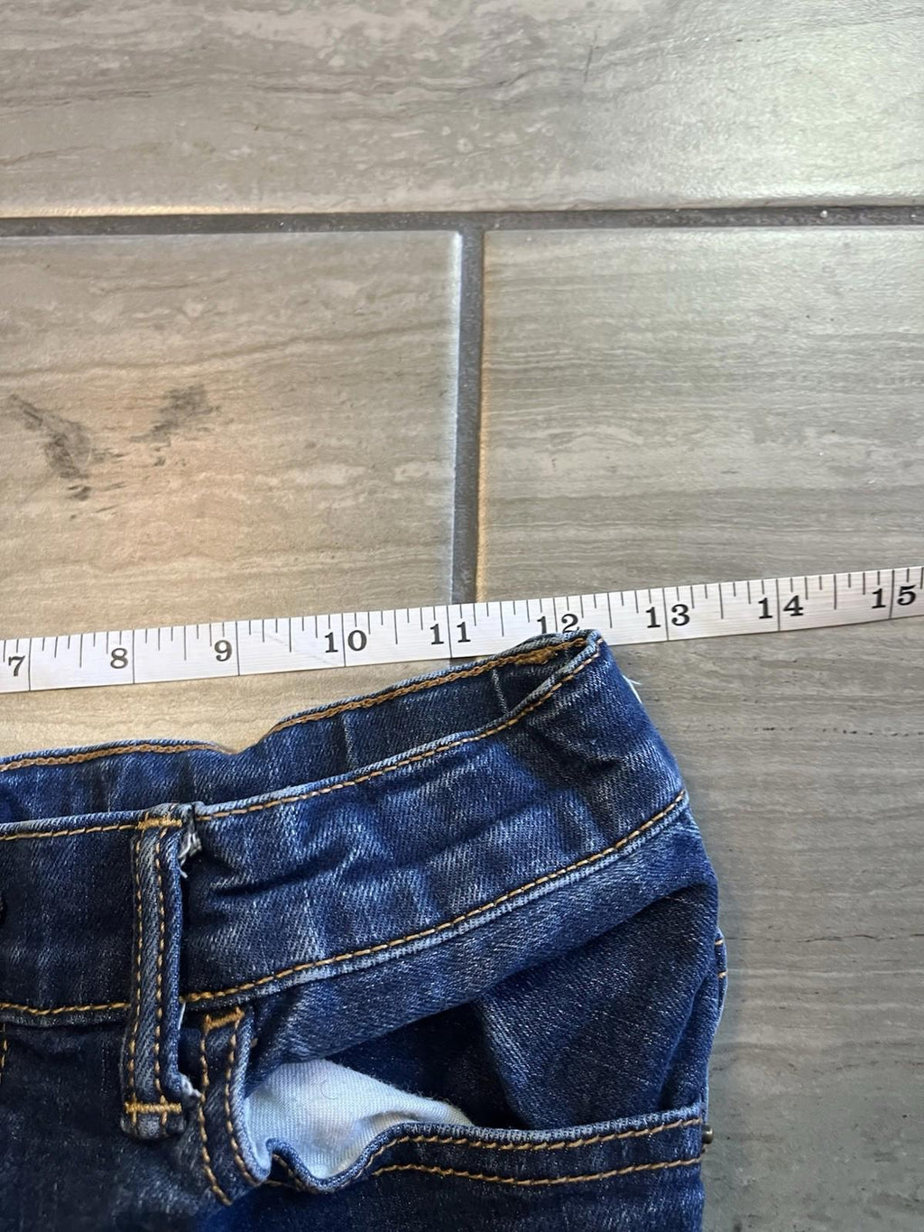 Gap Kids Boys Jeans Size 14 Regular Blue Slim Straight Denim