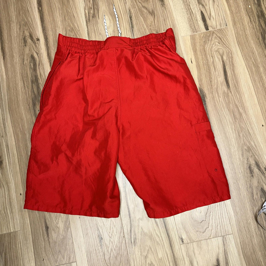 Joe Marlin Red Board Shorts With Mesh Lining Size Large