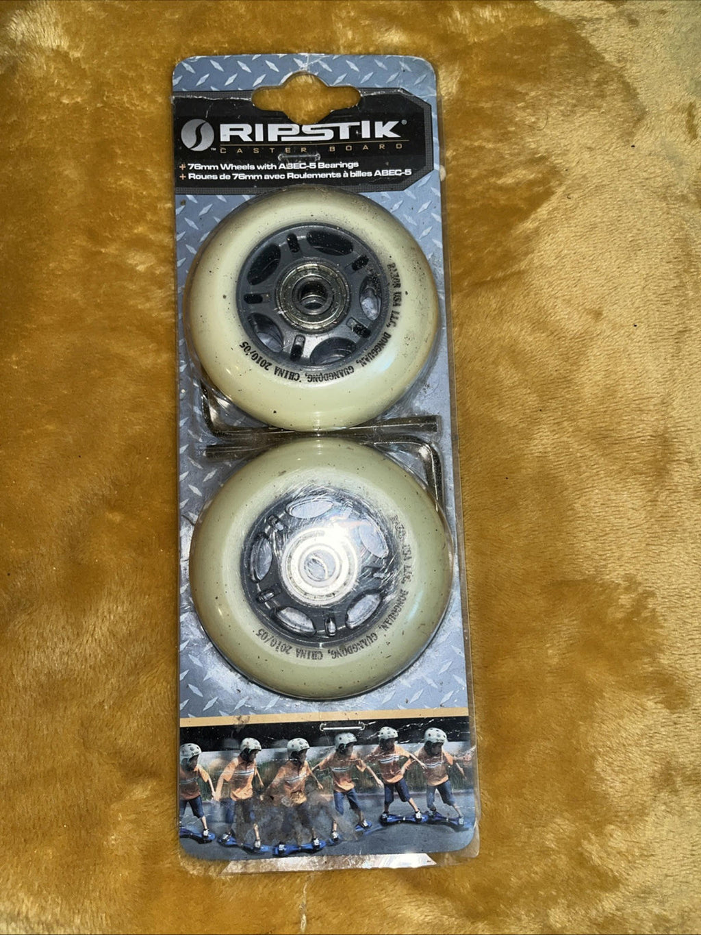 Razor RipStik Caster Board Replacement Wheel Set Gray 76mm