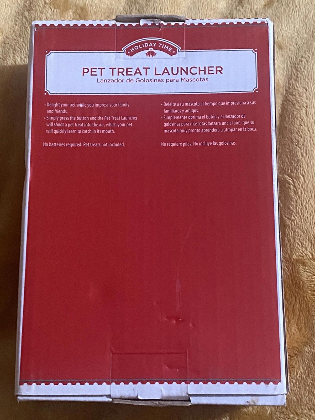 Dog Treat Launcher Great Pet Fun Does Not Require Batteries