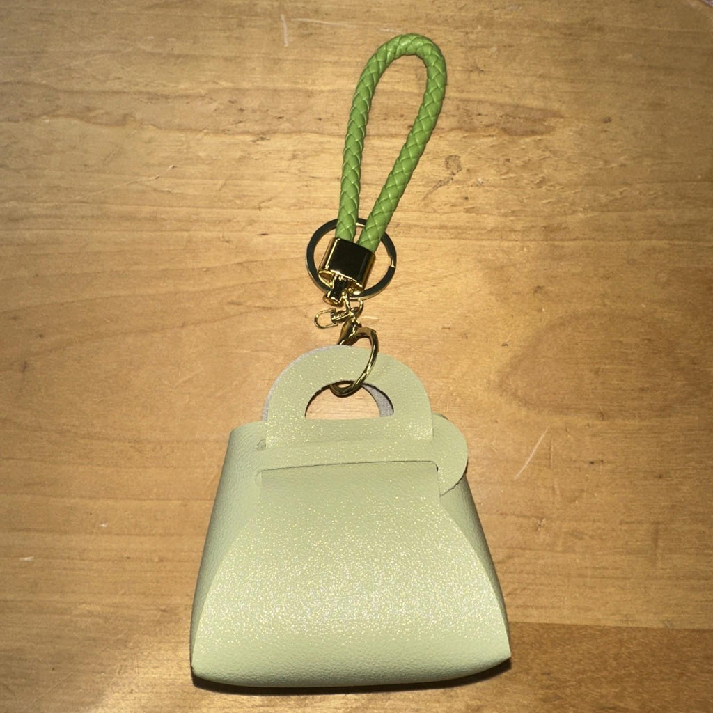 Bag Pendant Earphone Bag Keychain Storage Small Bag Solid