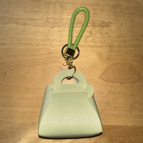 Bag Pendant Earphone Bag Keychain Storage Small Bag Solid