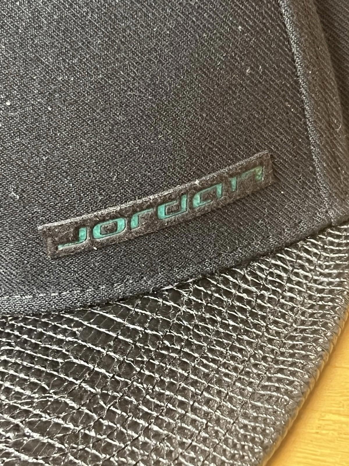 Air Jordan Men Black Leather Brim SnapBack NBA Basketball