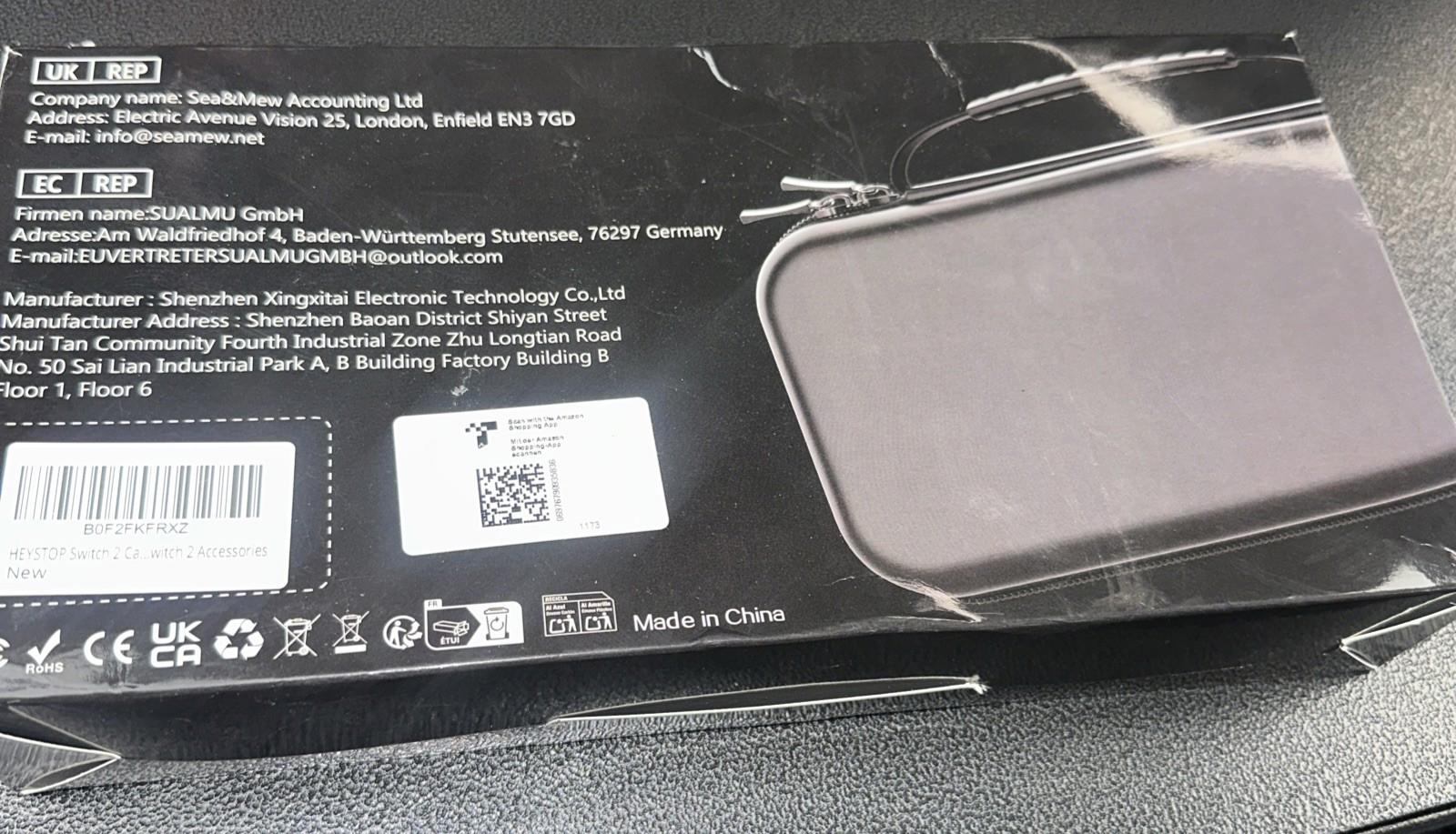 HeysTop Switch 2 Portable Protection Case