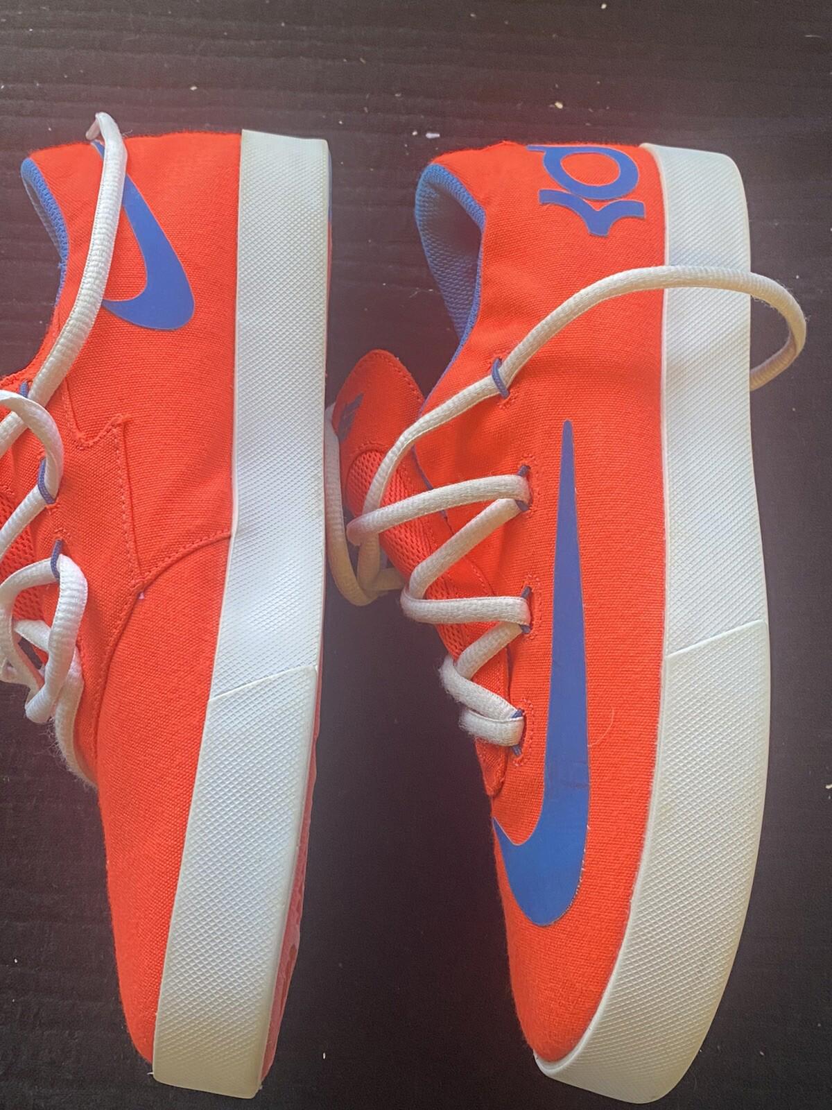 Nike Kevin Durant Vulc GS Kids Youth Size 5 .5Y Orange