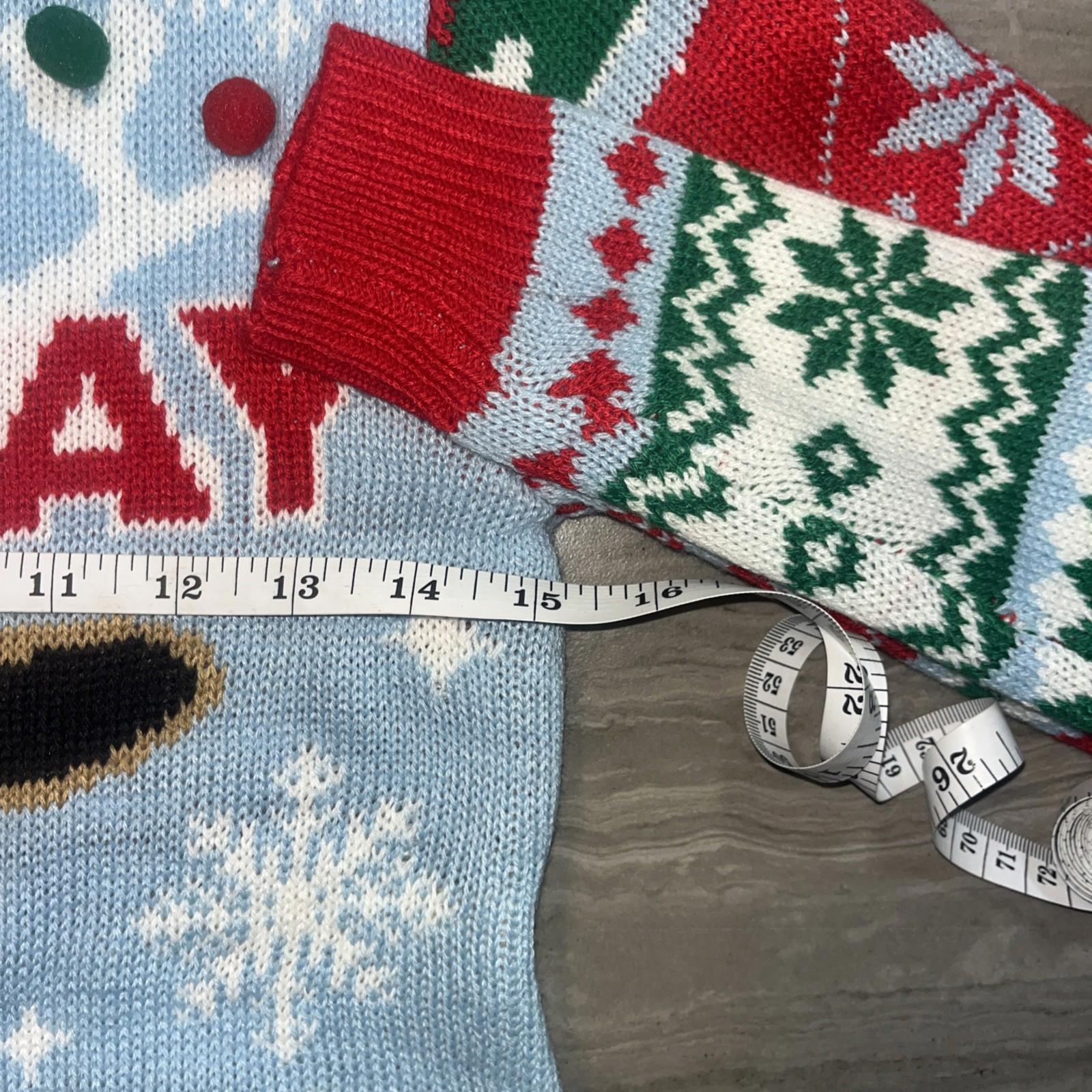 No Boundaries Ugly Christmas Sweater Holiday Spirit XXS