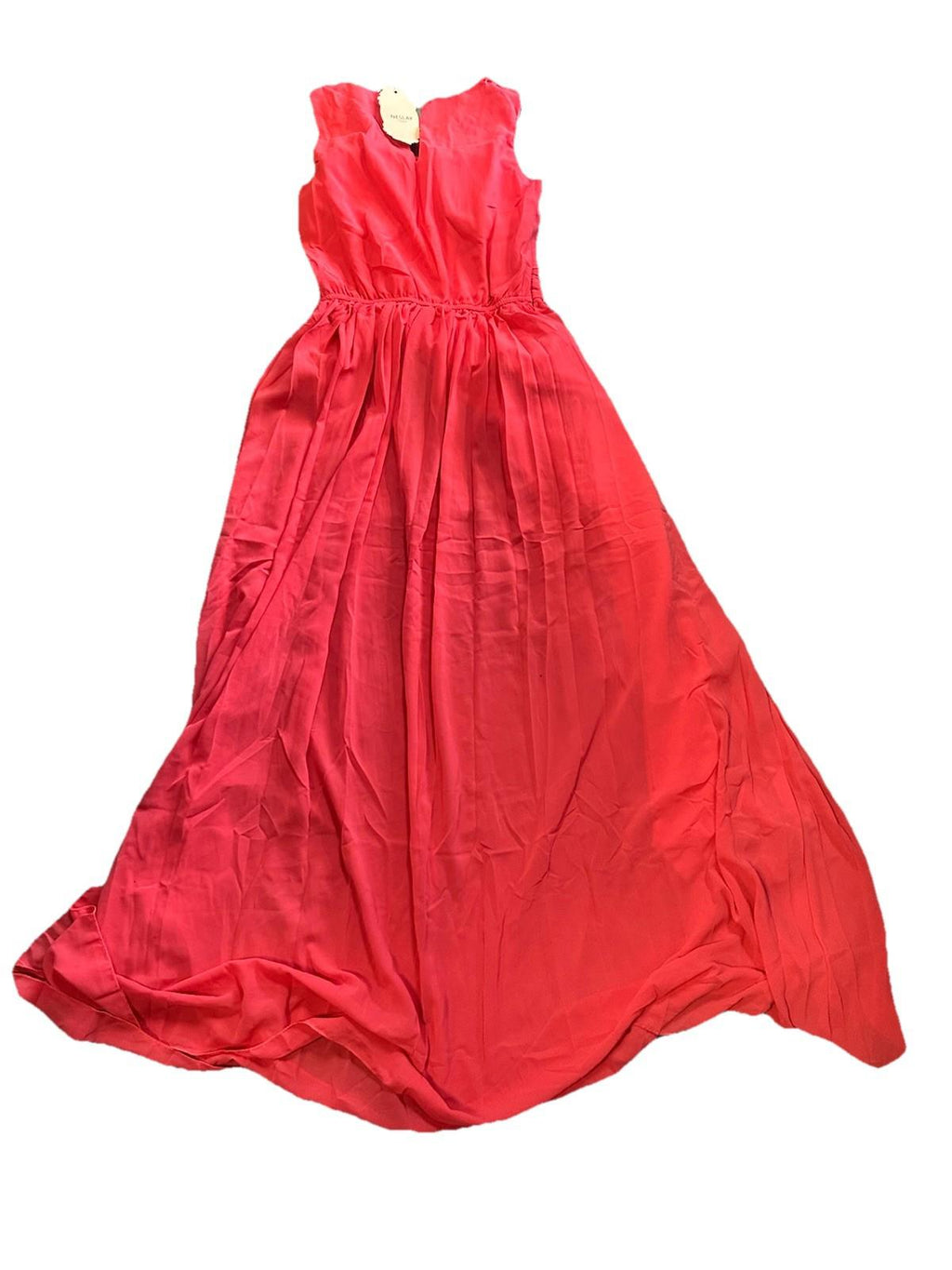 Neslay Maxi Beaded Pink Sleeveless Formal Dress Size Small