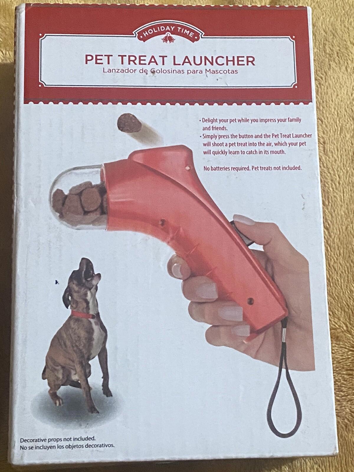 Dog Treat Launcher Great Pet Fun Does Not Require Batteries