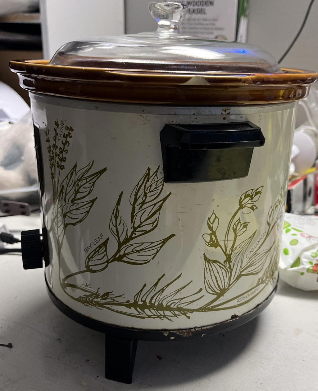 Vtg Hamilton Beach Model 415 Crock Watcher 4 Qt Slow Cooker