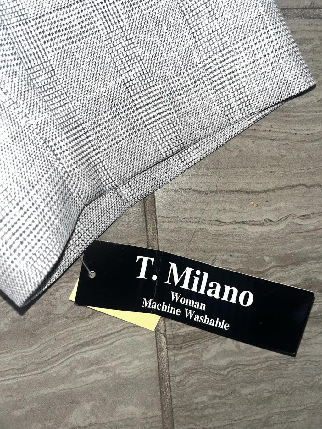 T.Milano Gray Plaid 3/4 Sleeve Ruffle Jacket Skirt Set 22W