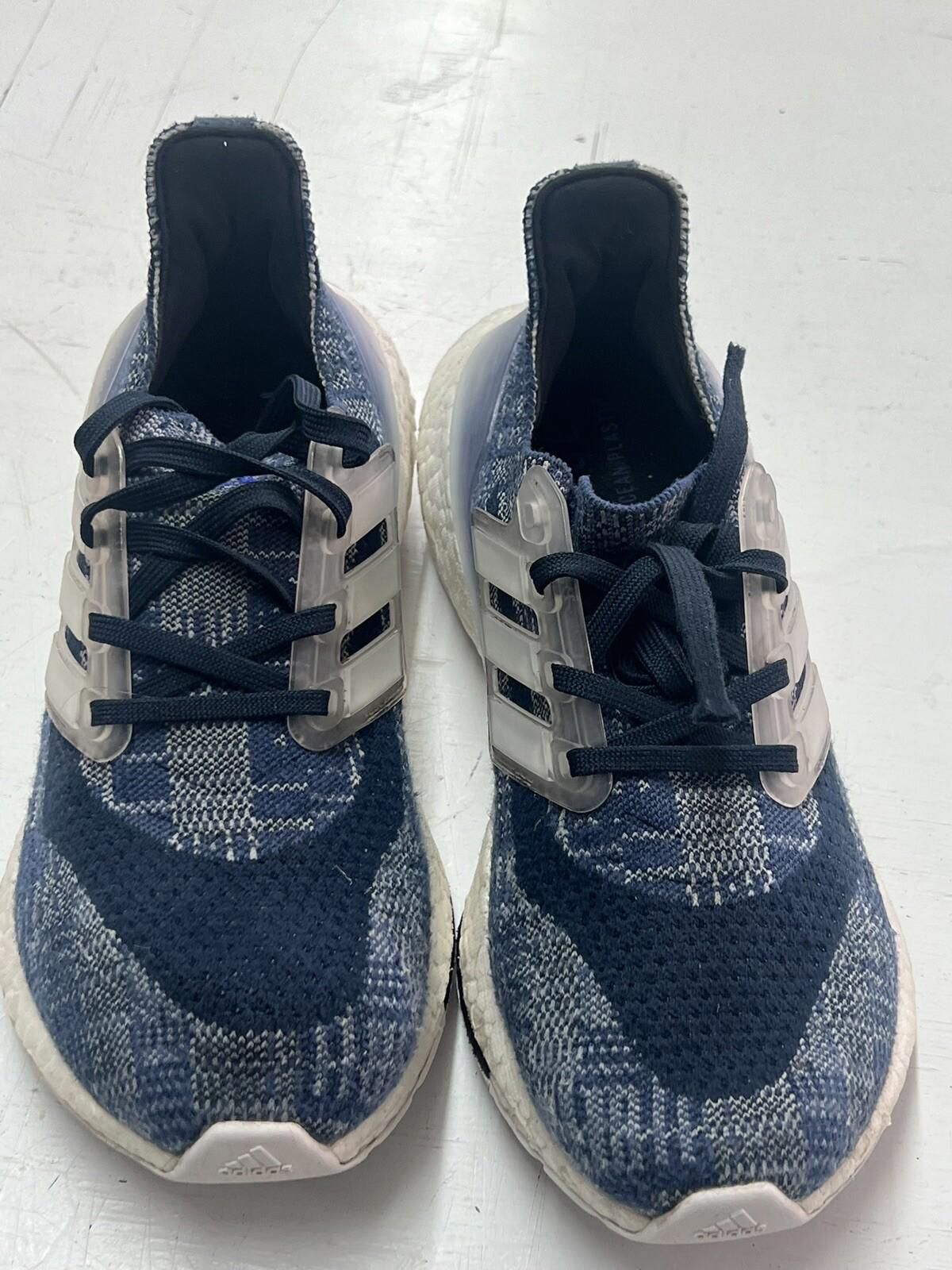 Adidas Ultraboost 21 Running Shoe Prim Blue FZ3084 M:6.5 W 5