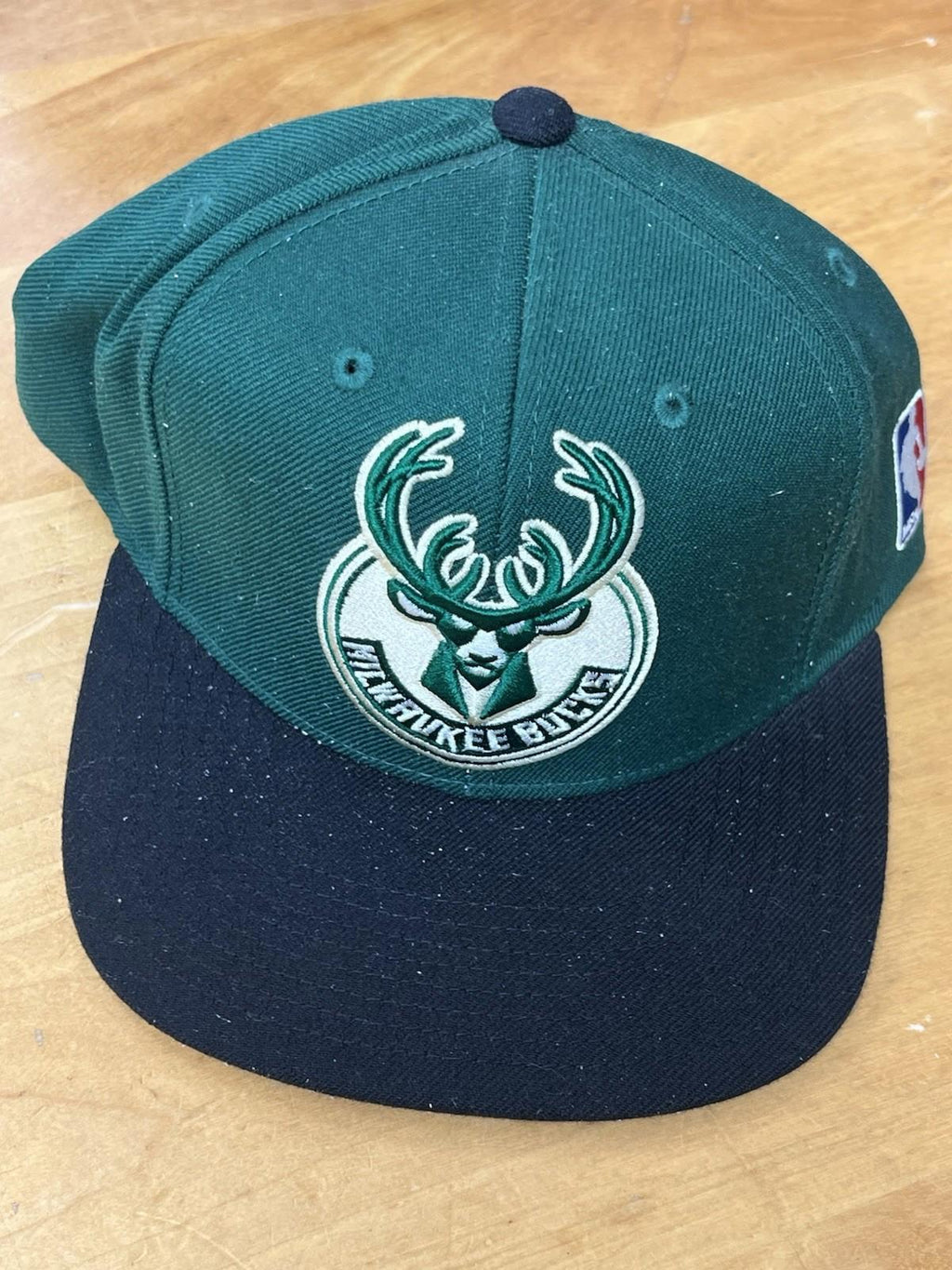 Milwaukee Bucks Mitchell & Ness Black NBA Snapback Baseball