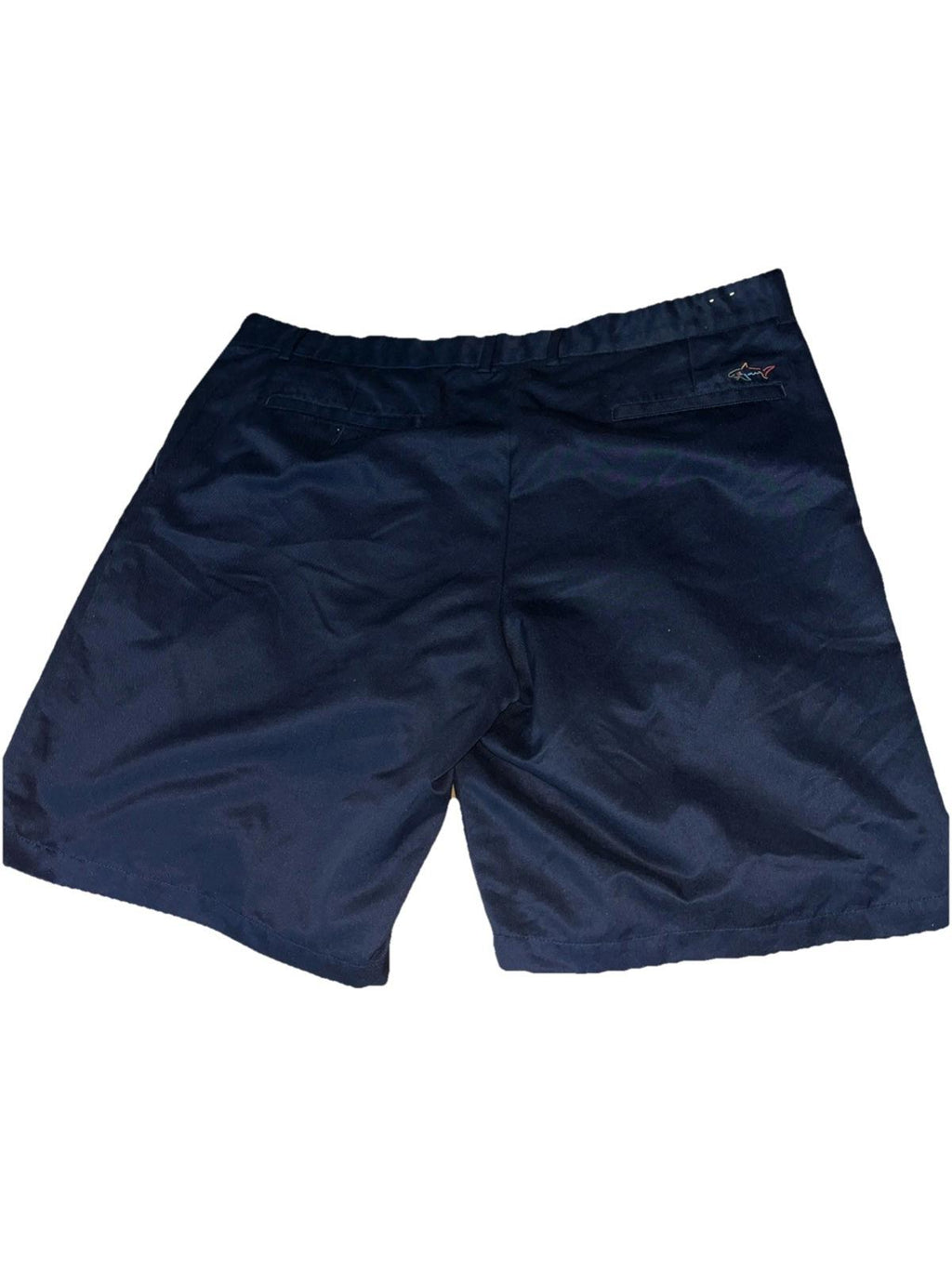 Greg Norman Golf Shorts Blue 42 Flat Front Belt Loop Pockets