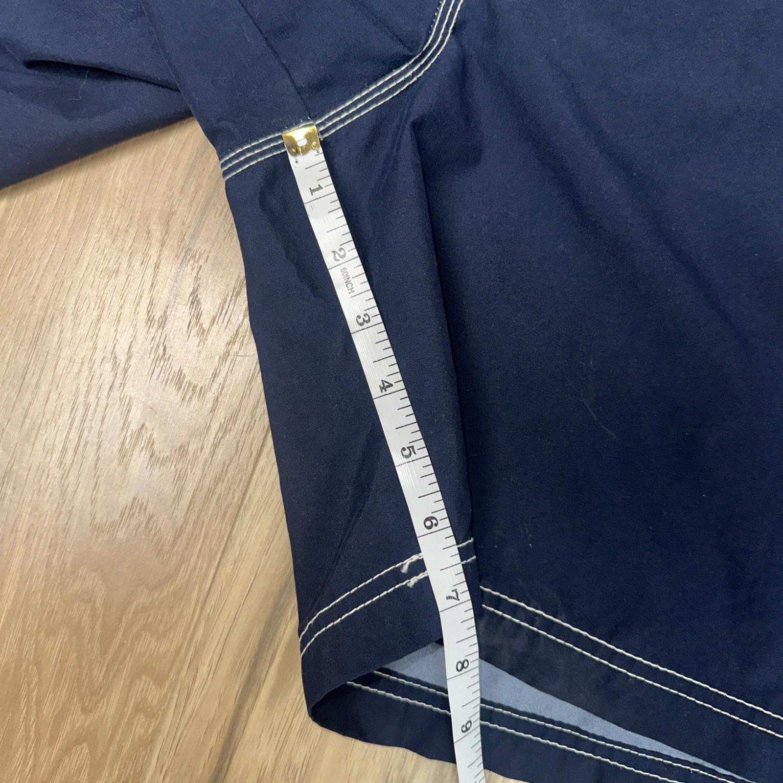 OP Navy Blue White Mesh Lined Swimming Trucks size 46