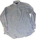 Polo Ralph Lauren Button Long Sleeve Blue Pinstripe Pony XL