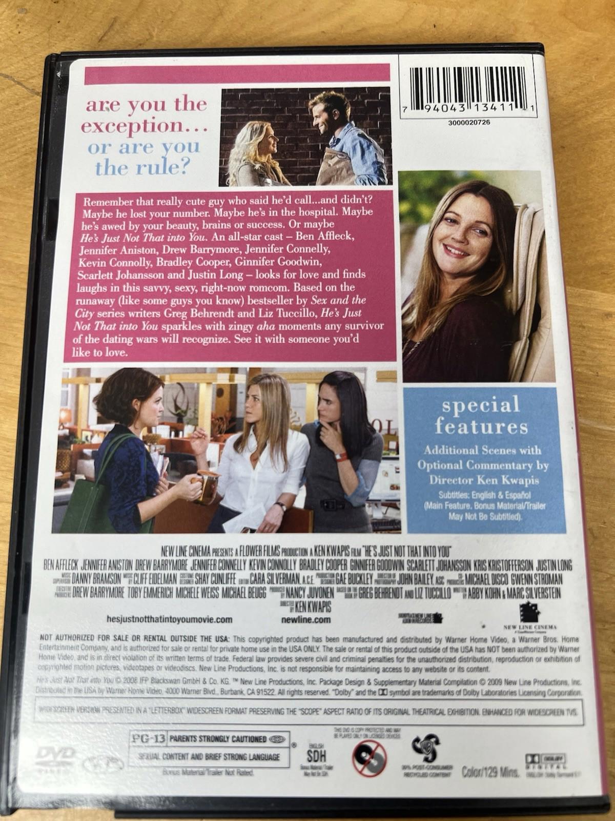 He's Just Not That into You DVD / Ships  Same Day