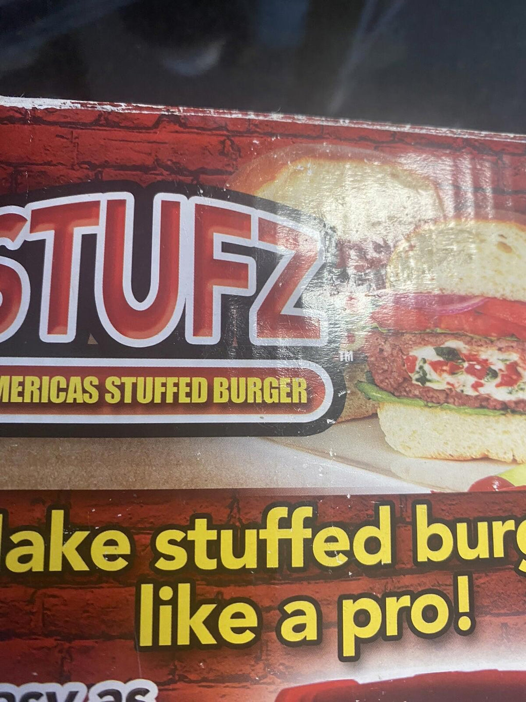 STUFZ Burger Stuffer Hamburger Maker Stuff BBQ As Seen On TV