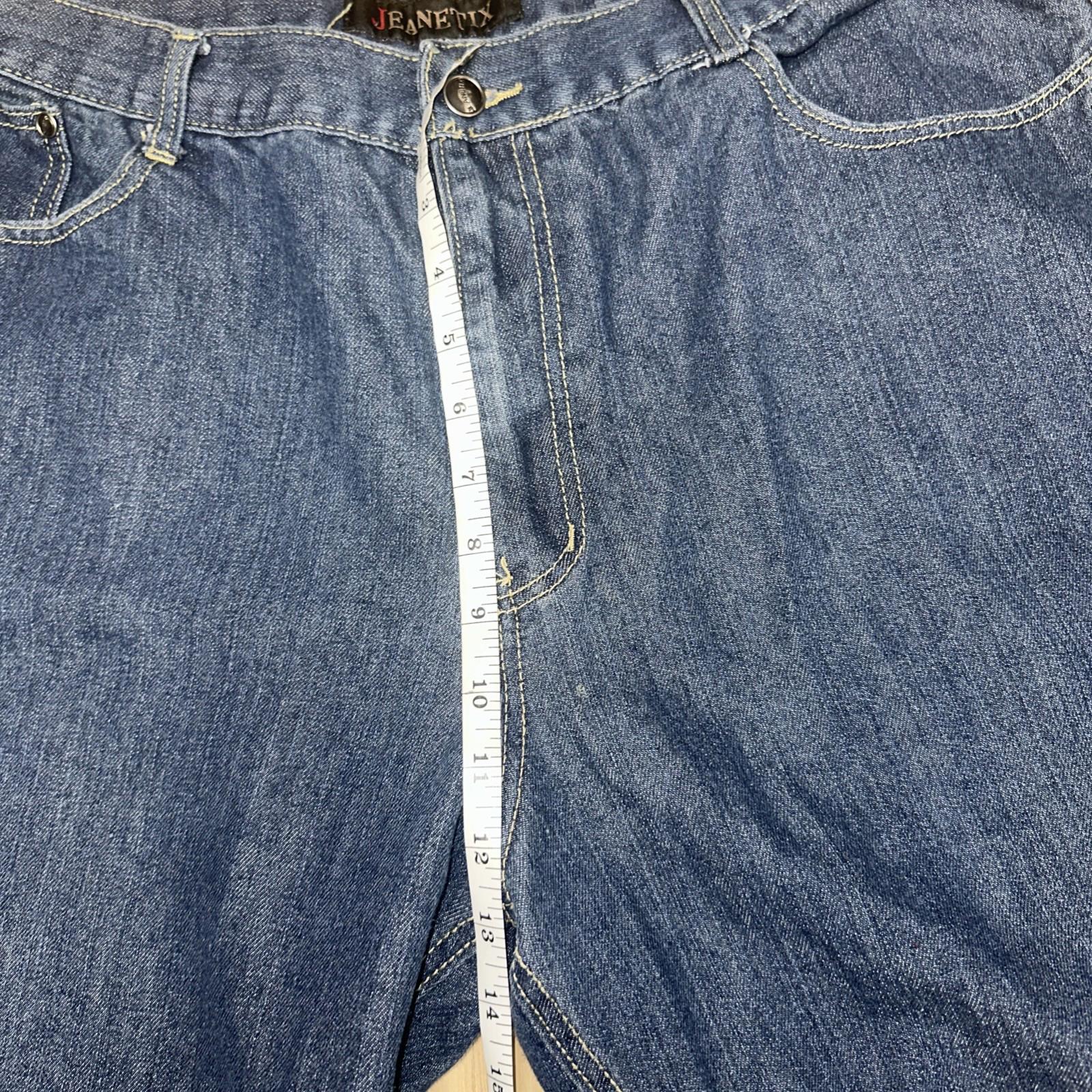 Jeanetix Blue Denim Hip Hop Bermuda Shorts Size 40