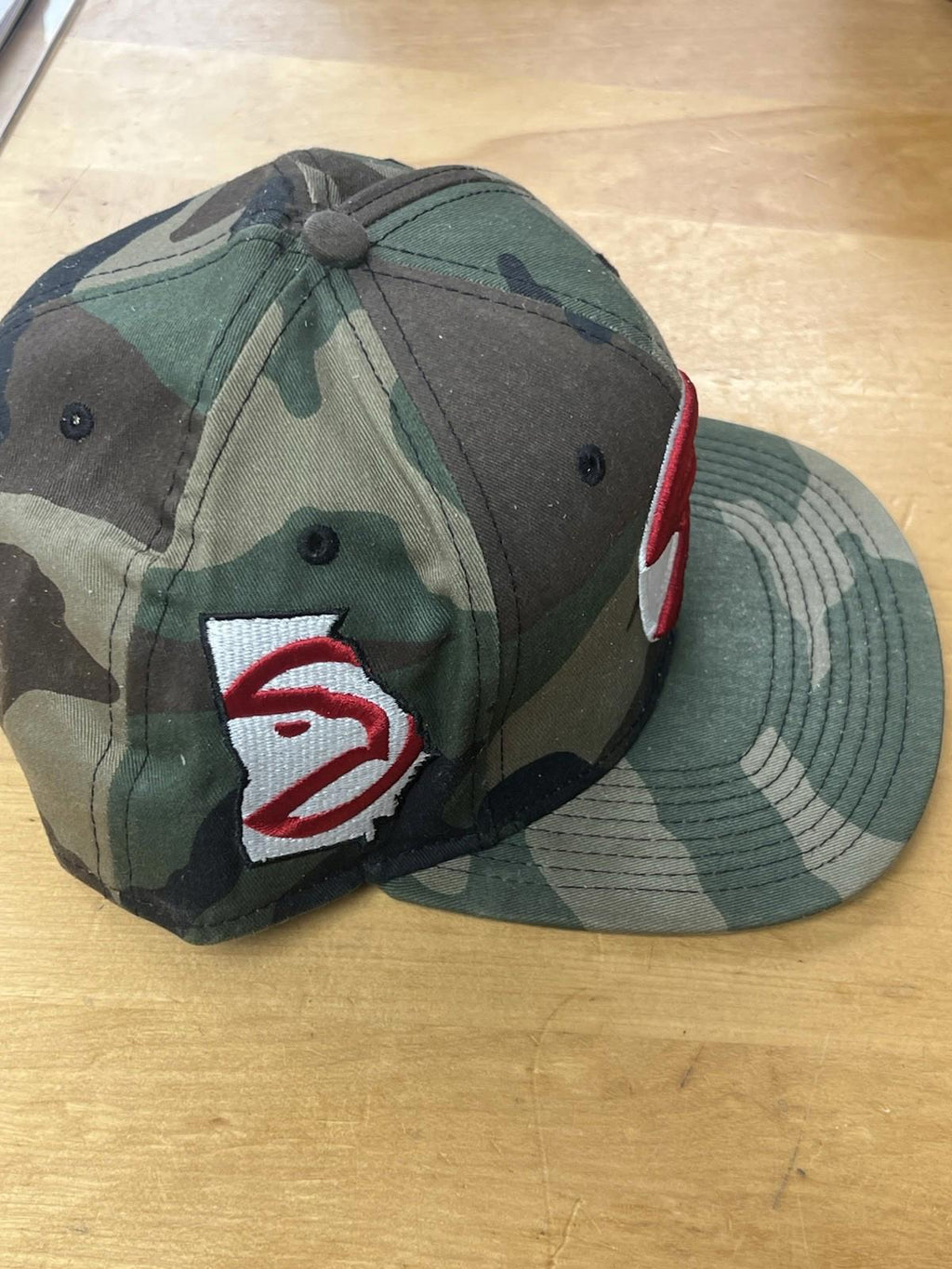 Atlanta Hawks  New Era Snapback 9 Fifty Hat Camo w/  GA NBA