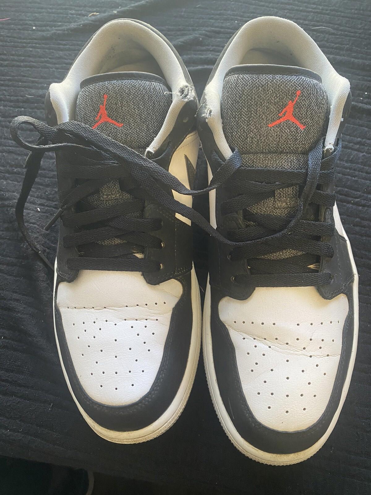 Size 12- Jordan 1 Retro Low Black Infrared