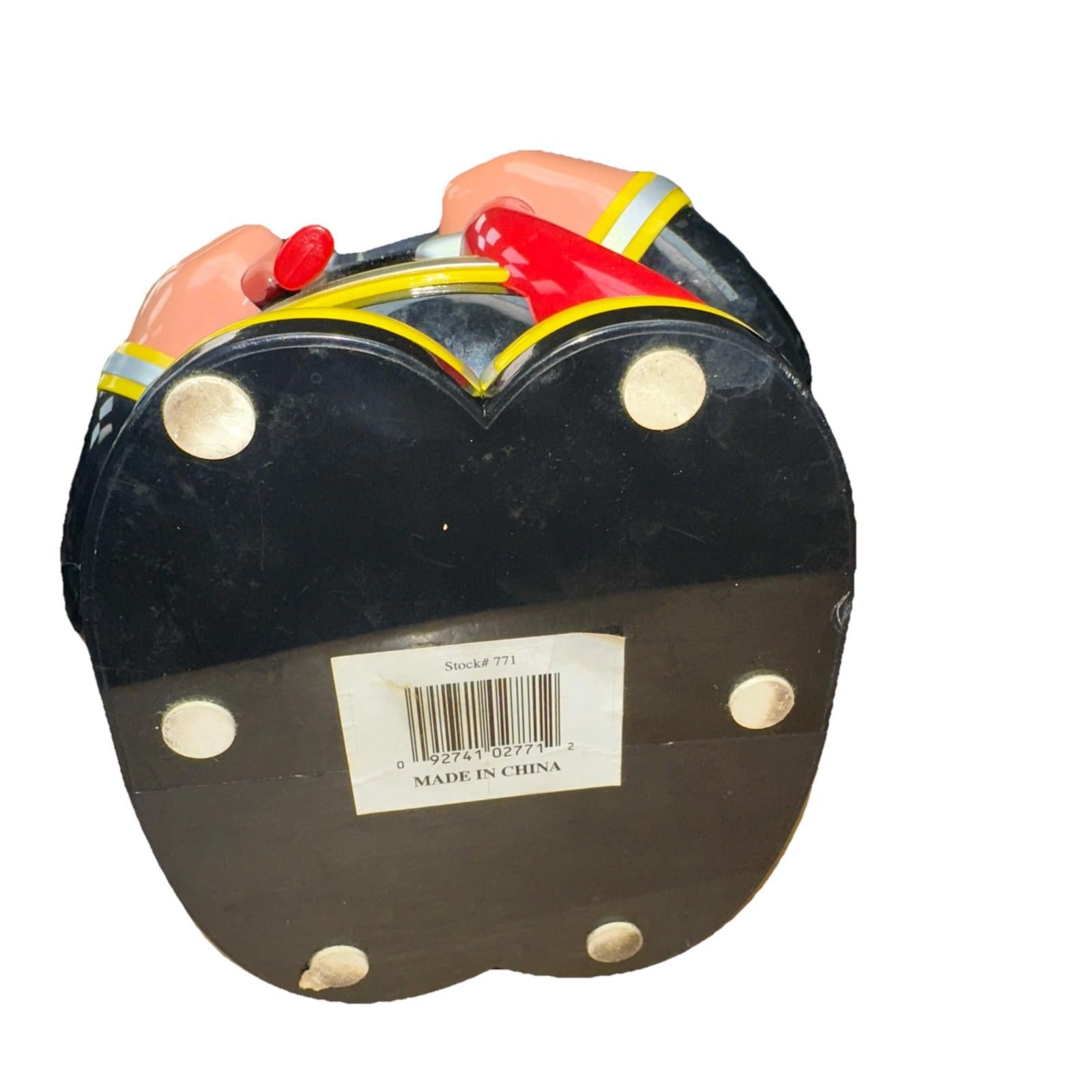 2002 Fun-Damental 11” Fireman Cookie Jar Talks