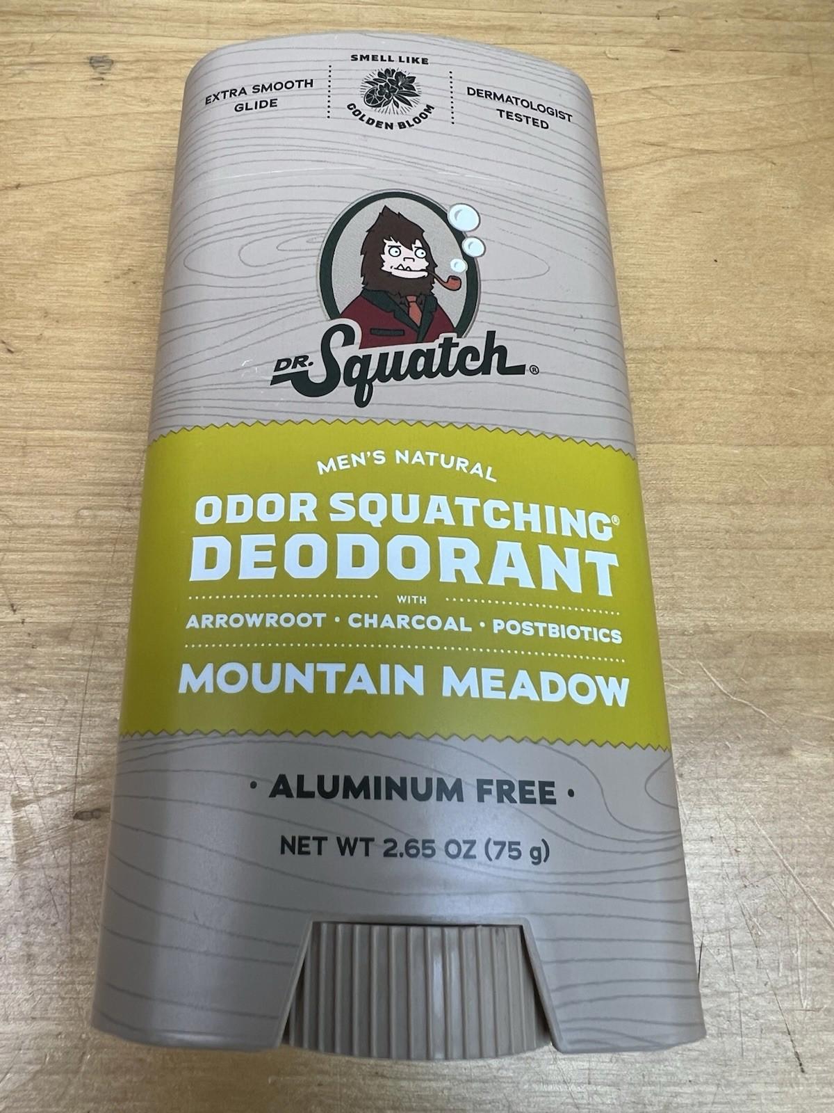 Dr Squatch Mountain Meadow Aluminum Free Natural Deodorant