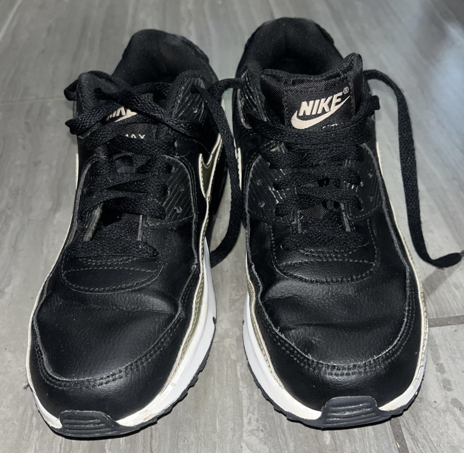 Nike Air Max 90 LTR GS Black Gold CD6864 008- Size 6.5Y w 8