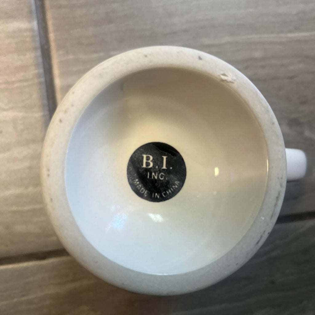 BI Inc. Pedestal Rooster Coffee Mug Cup Replacement Rustic
