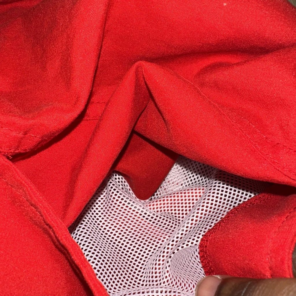 Joe Marlin Red Board Shorts With Mesh Lining Size Large