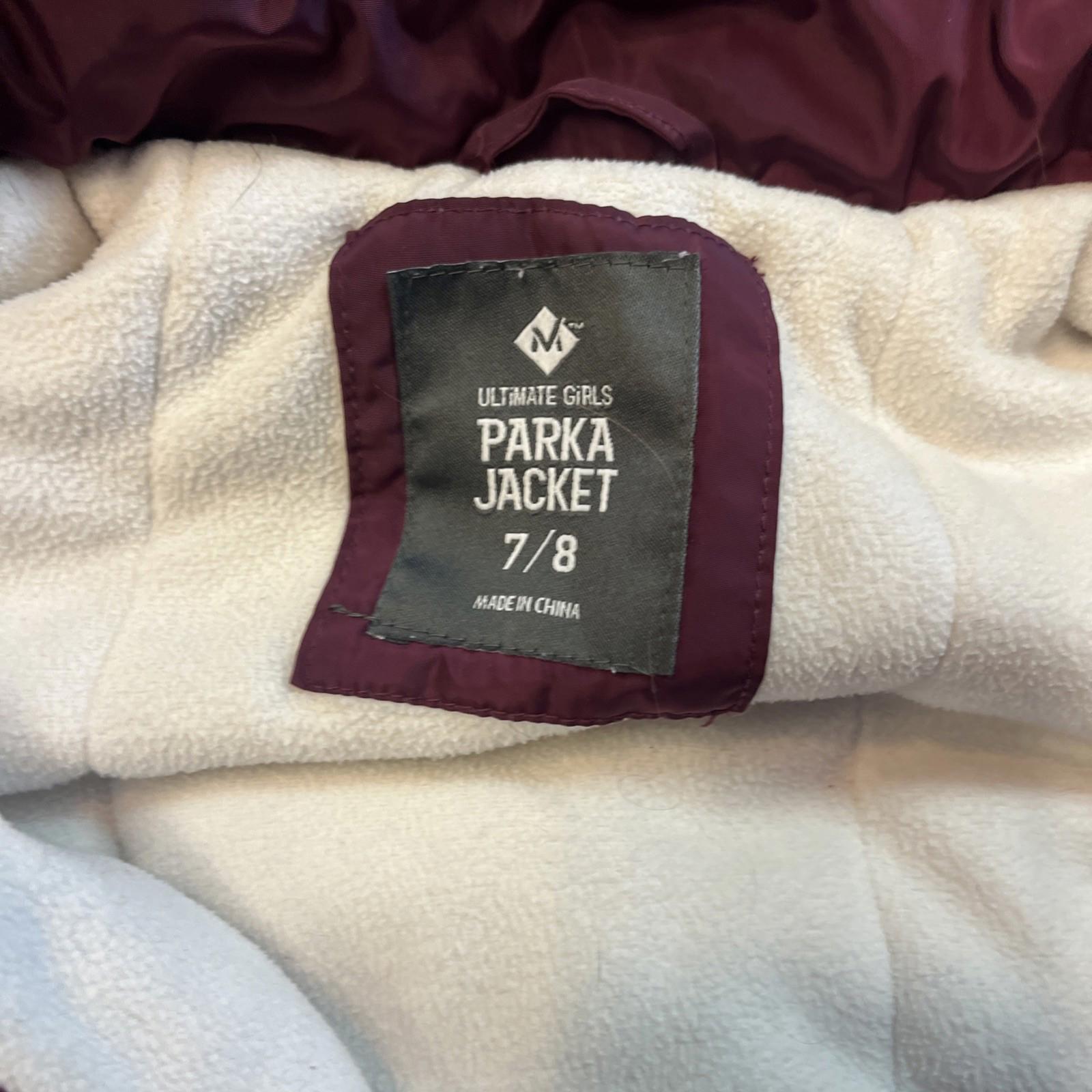 MEMBER'S MARK ULTIMATE GIRL'S PARKA, Purple Size 7/8