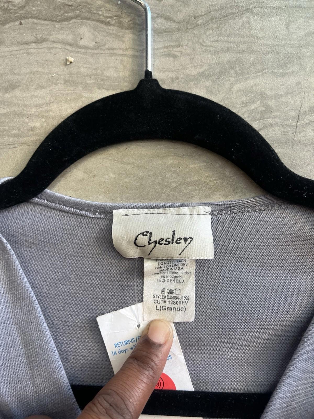 Chesley Large Grey Black Y2K Pocket Belted Tunic Cap Sleeves
