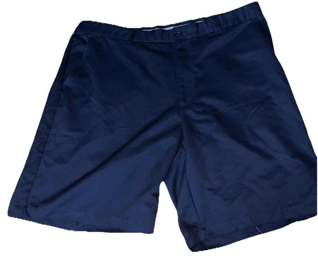 Greg Norman Golf Shorts Blue 42 Flat Front Belt Loop Pockets