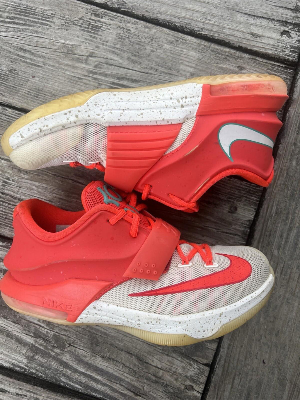 Nike KD 7 VII "Egg Nog" Kevin Durant 669942 613 - Size 5y