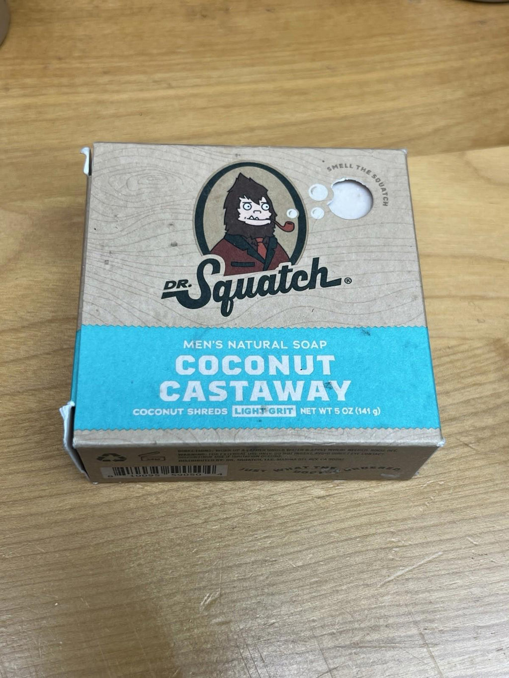 Dr. Squatch Coconut Castaway Men’s Soap 5 oz Brand NEW Seale