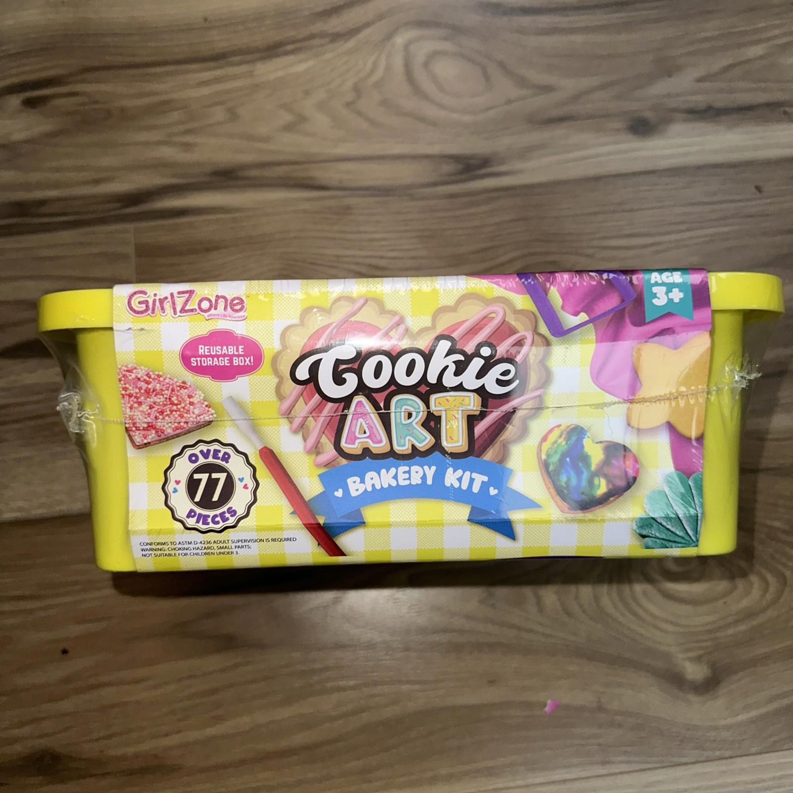 GirlZone Cookie Art Bakery Kit Decorate Cookies Using Sugar