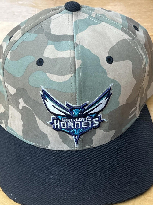 Charlotte Hornets Mitchell And Ness Camo Hat