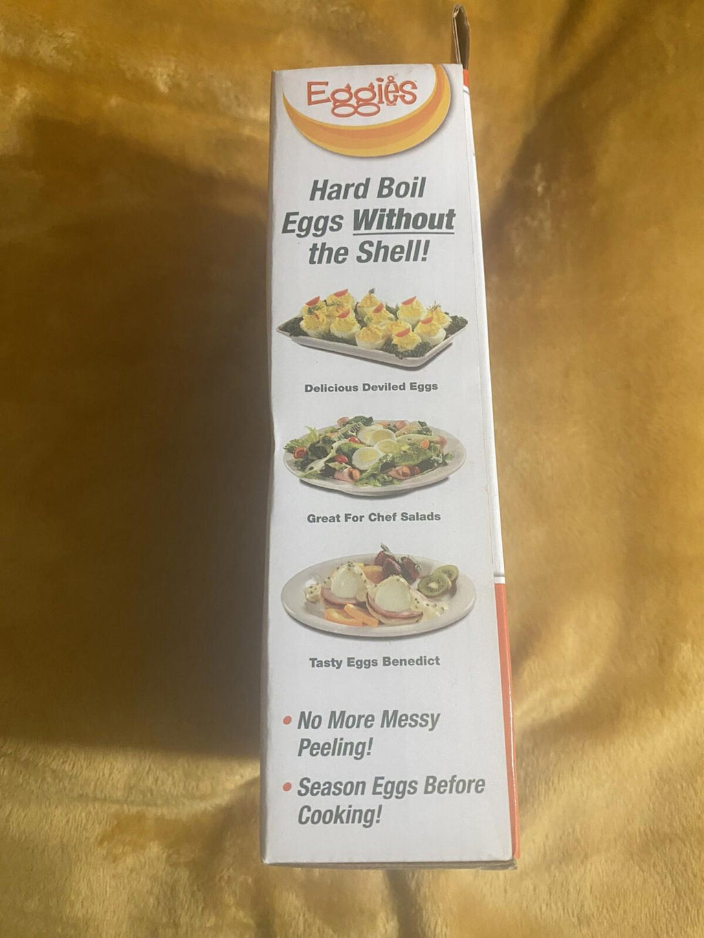 NEW Eggies Hard Boil Egg Cooker (6) with Bonus Egg White