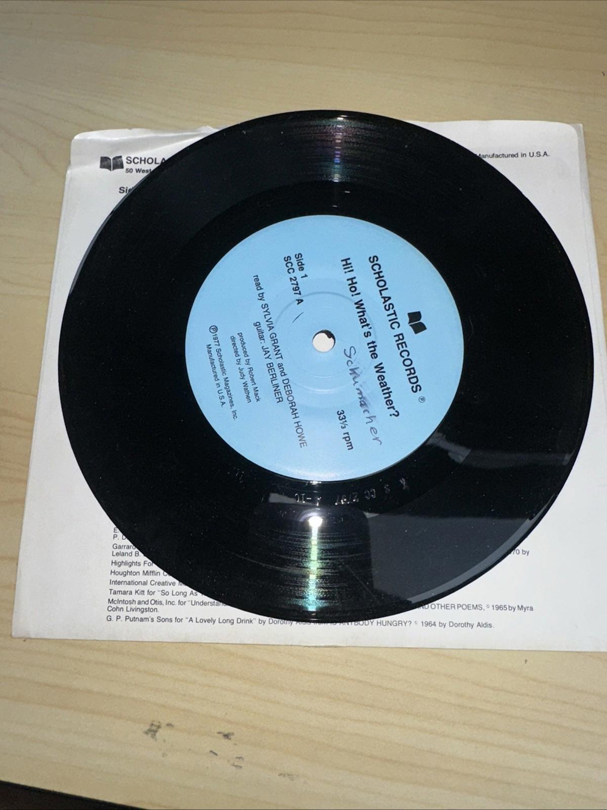 Scholastic Hi Ho What’s The Weather Record