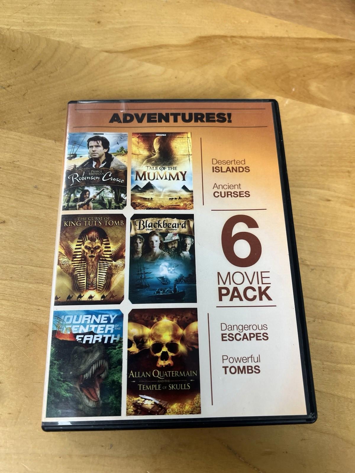 6-Movie Pack: Adventure! DVDs