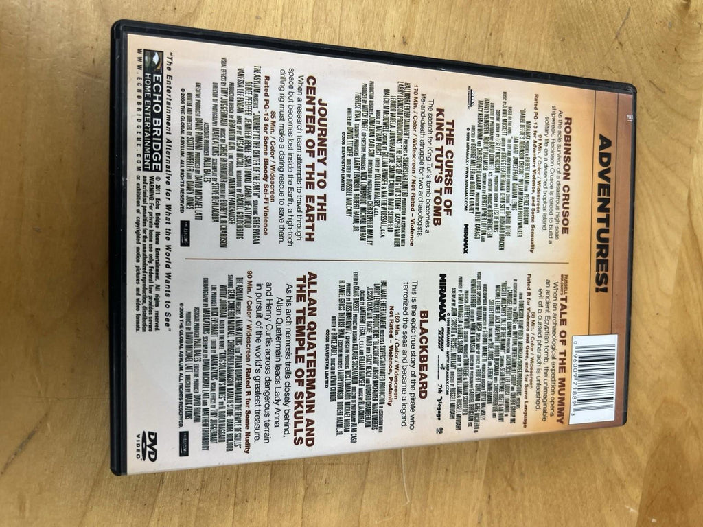 6-Movie Pack: Adventure! DVDs