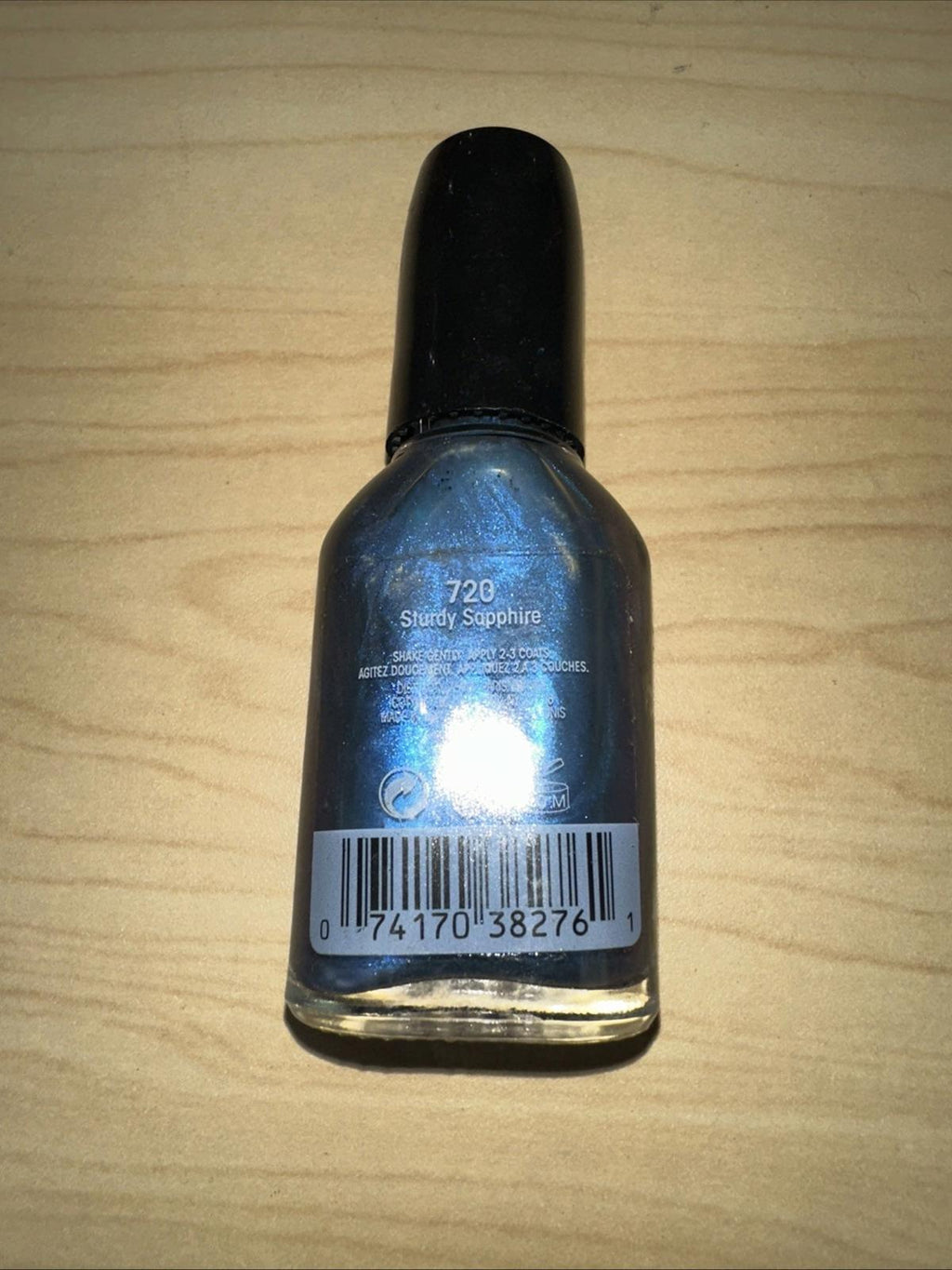 Sally Hansen Hard As Nails Polish 720 Sturdy Sapphire Blue