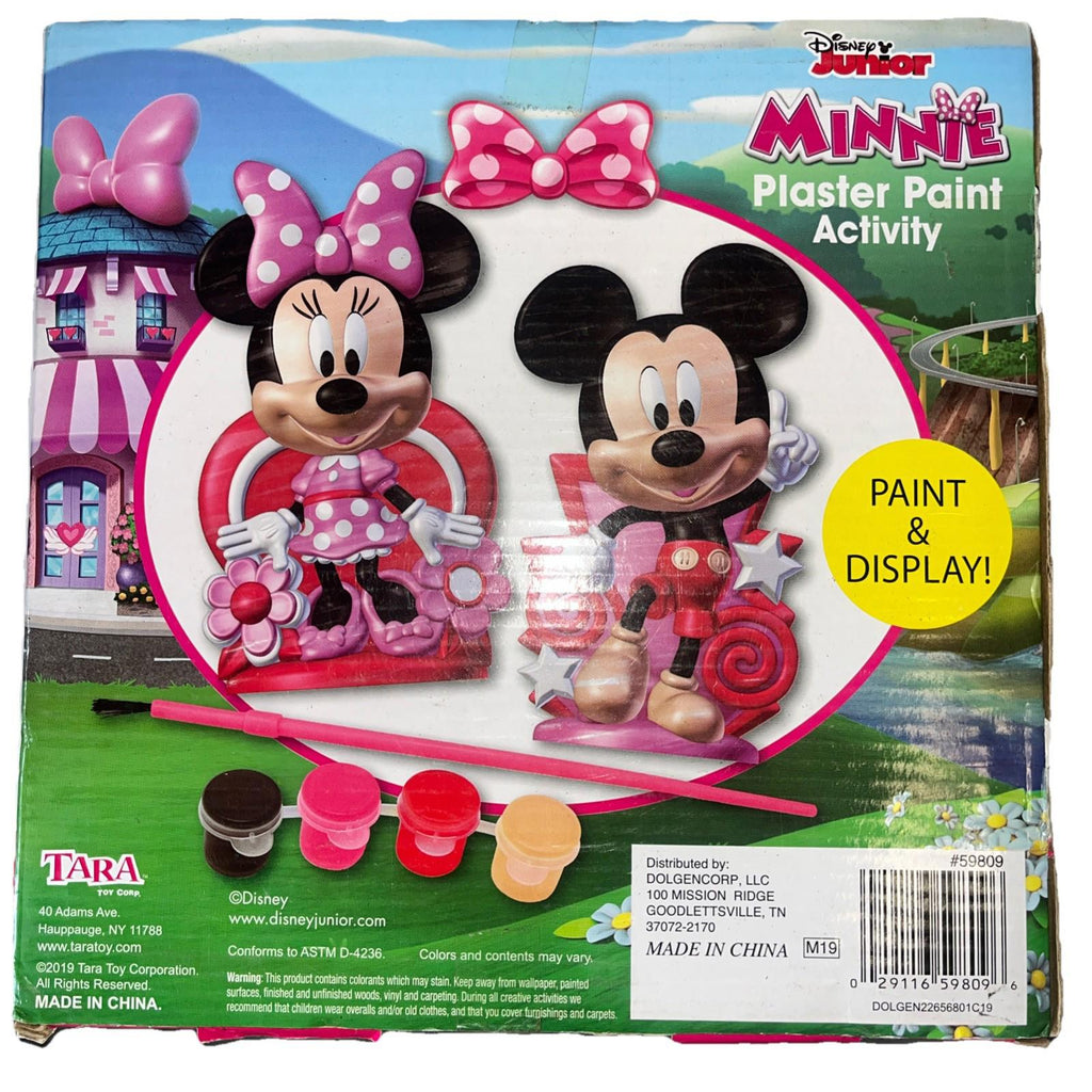 New in Box Disney Junior Minnie Mickey Mouse Plaster Paint