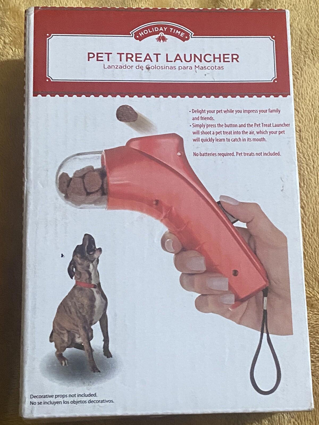 Dog Treat Launcher Great Pet Fun Does Not Require Batteries